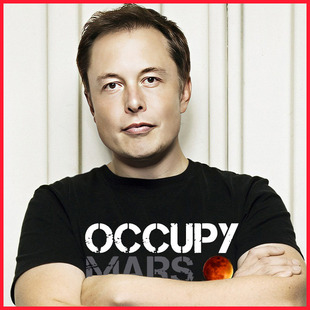 马斯克同款占领火星OCCUPY MARS短袖T恤SpaceX纯棉衣服男女半袖