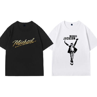 巨星之路michael jackson迈克尔杰克逊电影同款周边短袖T恤上衣服