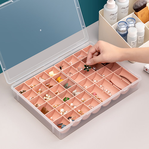 耳钉收纳盒防氧化首饰盒发饰耳环手饰品盒子便携项链耳饰戒指神器