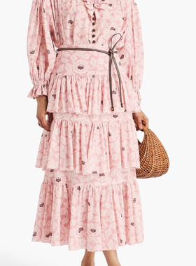 ZIMMERMANN正品代购过季款叶子花蛋糕半身裙31755