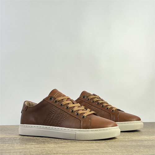 在售169美刀头层牛皮运动鞋男鞋透气百搭休闲鞋耐磨防滑软底板鞋