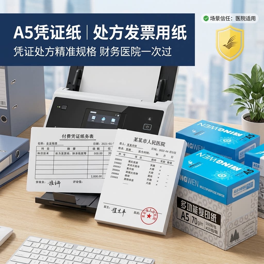 明闻A5凭证纸处方发票优选通用图片