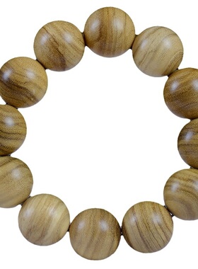 直播货源巴布亚奶香木佛珠文玩手串108念珠男女手链