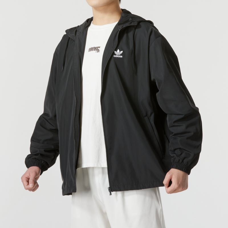 阿迪达斯TREFOILWB复古防风夹克