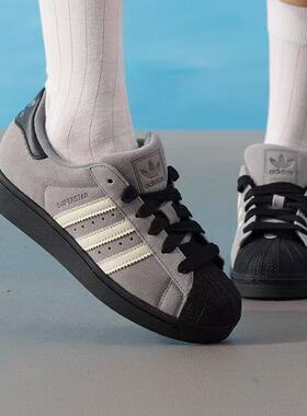 Adidas阿迪达斯SUPERSTAR II男女同款低帮舒适耐磨休闲板鞋JQ3222