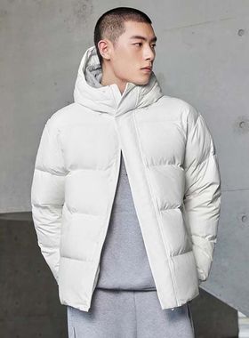 Adidas阿迪达斯PUFFY DOWN JKT冬季男款运动休闲防风羽绒服IV7563