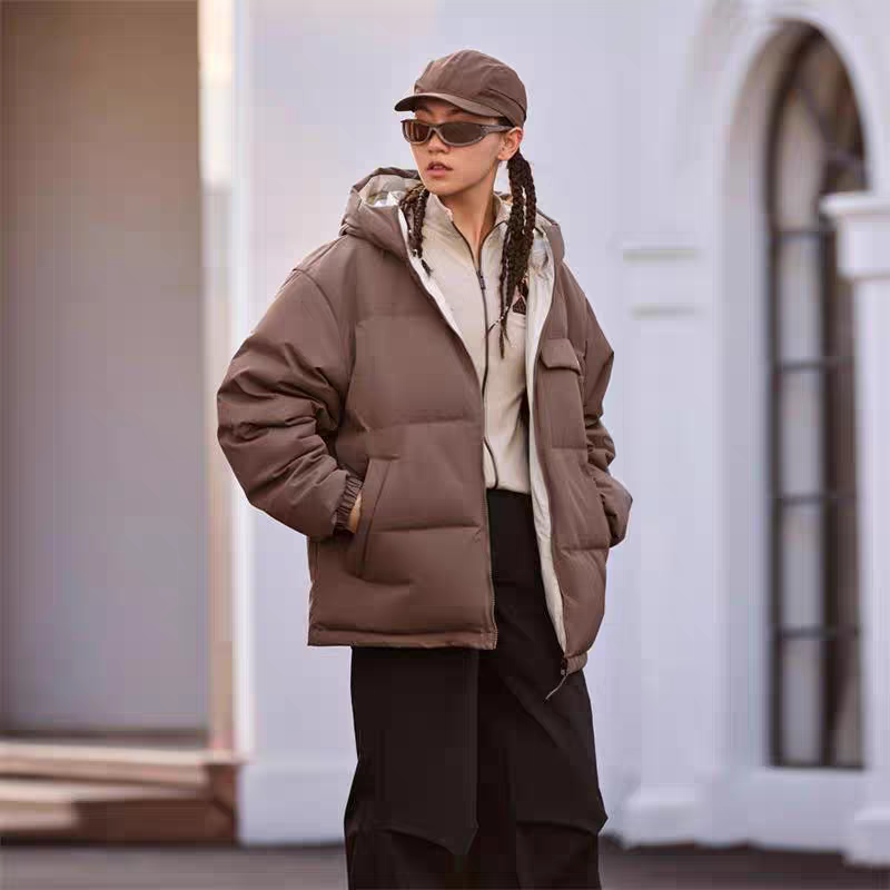 Adidas阿迪达斯冬季双面穿羽绒服