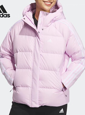 Adidas阿迪达斯W 3S PFF DOWNJ女子冬季保暖连帽羽绒服外套IT8719