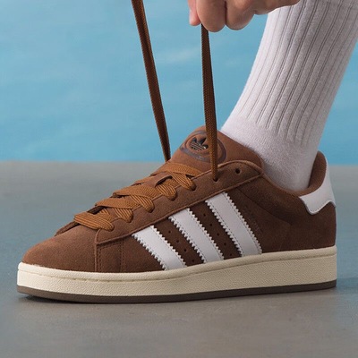 Adidas阿迪达斯CAMPUS 00S男女经典三叶草低帮舒适休闲板鞋GY6433