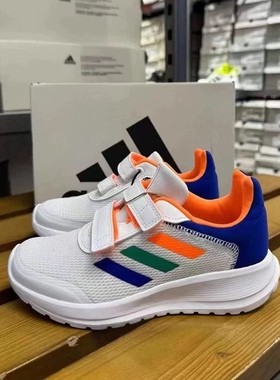 Adidas阿迪达斯Tensaur Run 2.0 CF K夏季大童魔术贴跑步鞋HQ1268