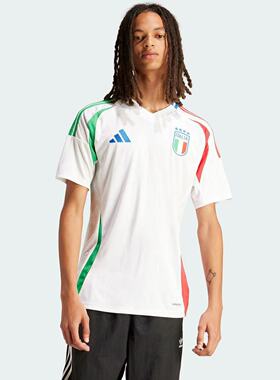 Adidas阿迪达斯FIGC A JSY 男子球迷版运动训练足球服短袖 IN0656