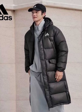 Adidas阿迪达斯V L DOWN PA UG男女中长款保暖运动羽绒服 KF2143