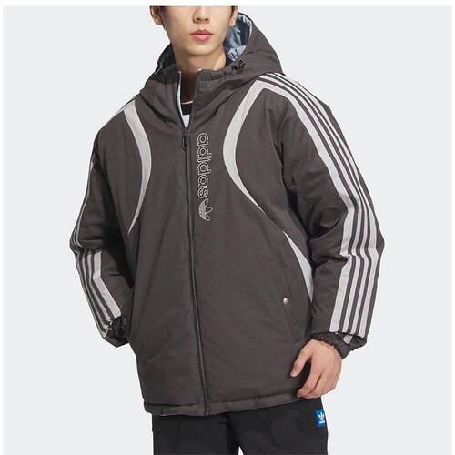 阿迪达斯男冬季双面穿保暖羽绒服