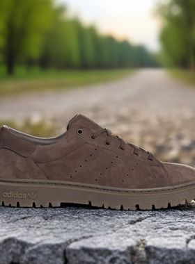 Adidas阿迪达斯STAN SMITH FREIZEIT低帮耐磨运动休闲板鞋JH7409