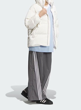 Adidas阿迪达斯WMTR DOWN W女子保暖连帽运动休闲羽绒服JD3781