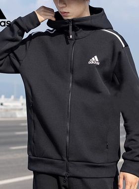 Adidas阿迪达斯M ZNE HOOD经典款男子运动休闲连帽夹克外套GT9780