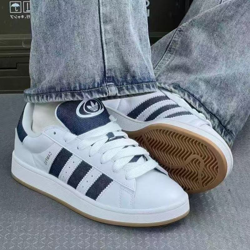 Adidas阿迪达斯CAMPUS 00S男女经典三叶草低帮舒适休闲板鞋JQ7439