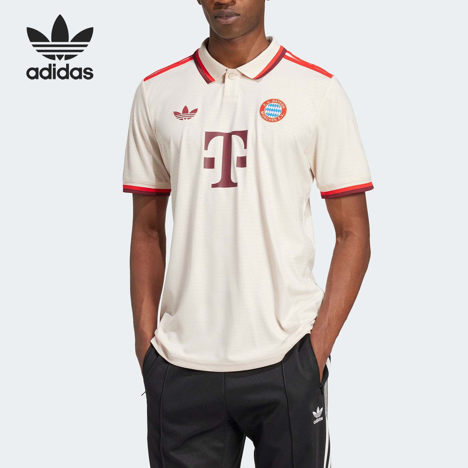 Adidas阿迪达斯FCB3短袖T恤