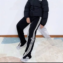 Adidas阿迪达斯三叶草 ADIBREAK 经典休闲舒适透气运动长裤HB9501