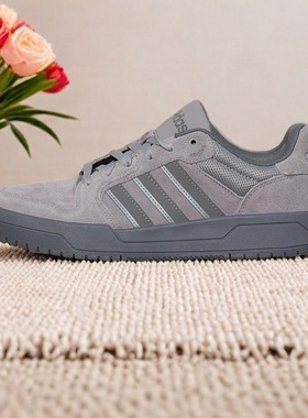 Adidas阿迪达斯ENTRAP男女同款低帮舒适耐磨运动休闲板鞋 KI8456