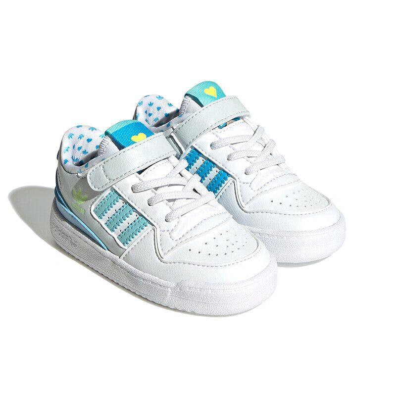 Adidas阿迪达斯FORUM LOW EL I儿童复古耐磨运动休闲板鞋GZ0801,运动鞋new,童鞋/青少年鞋,淘宝优惠券,粉丝福利购,淘宝优惠卷