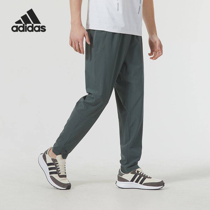 阿迪达斯男舒适透气直筒长裤