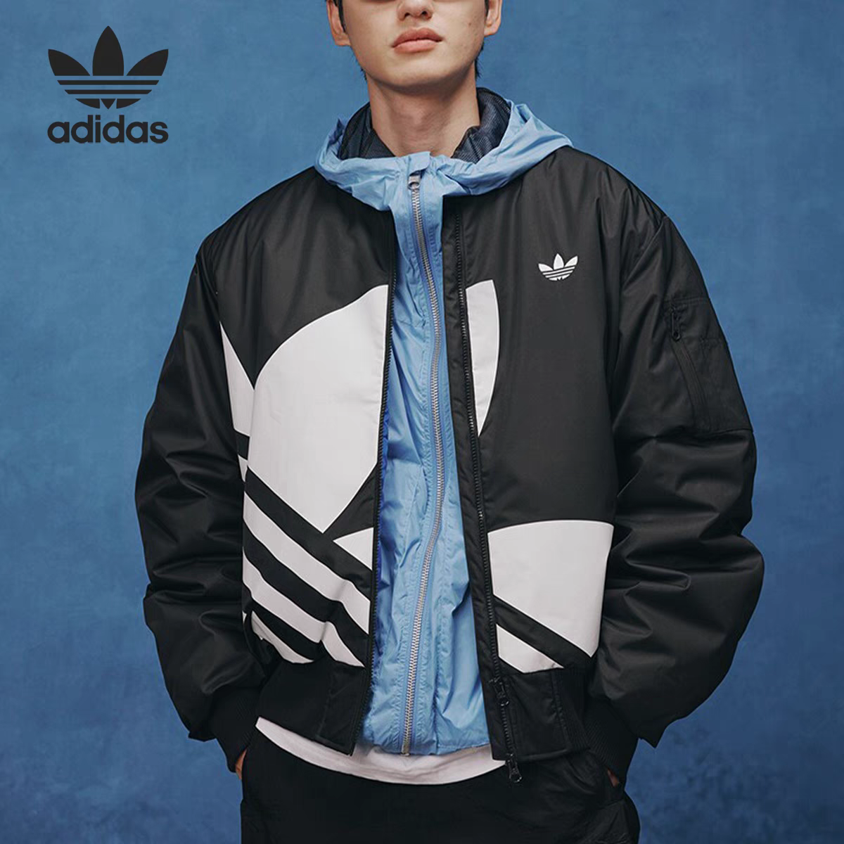 Adidas阿迪达斯男款运动休闲外套