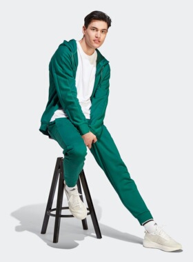 Adidas阿迪达斯M LNG FZ FT男子春秋连帽舒适运动休闲外套IQ3427