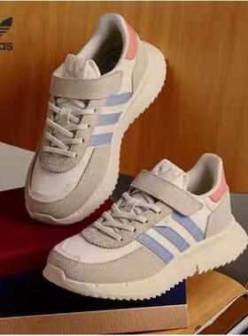 Adidas阿迪达斯RETROPY F2 CF EL C时尚魔术贴运动休闲童鞋IG0751