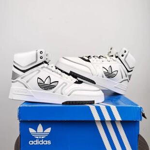 GY6541 XL男女高帮耐磨保暖运动休闲板鞋 Adidas阿迪达斯DROP STEP