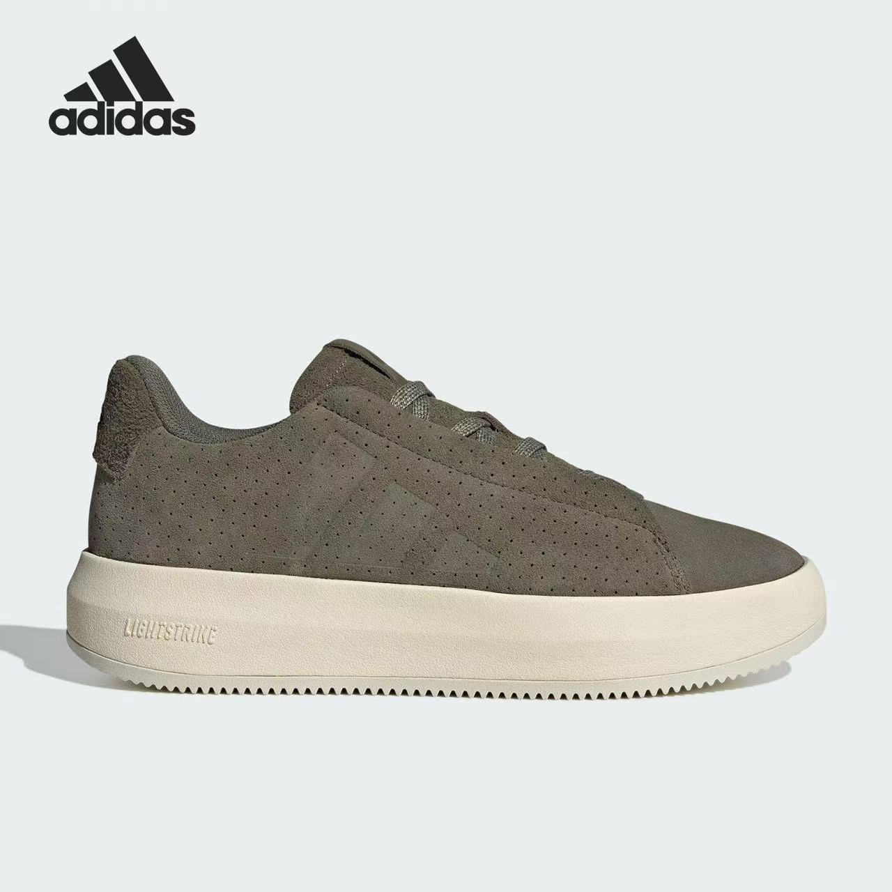 Adidas阿迪达斯ACESMASH男女简约百搭低帮舒适运动休闲板鞋JQ3078