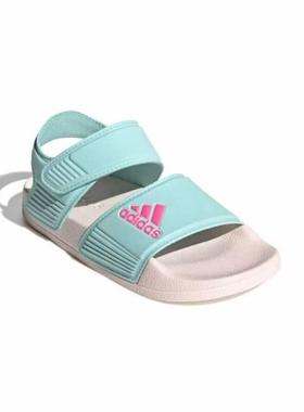 Adidas阿迪达斯ADILETTE SANDAL K夏季魔术贴儿童凉鞋拖鞋ID3379