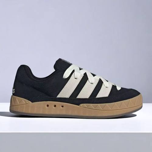 Adidas阿迪达斯ADIMATIC男女同款三叶草复古低帮休闲板鞋KI8879