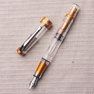 胖叔钢笔三文堂580ALR活塞上墨透明示范台湾TWSBI夕阳金限量送礼