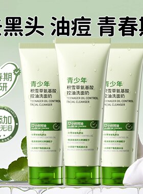 青少年控油祛痘去黑头洁面