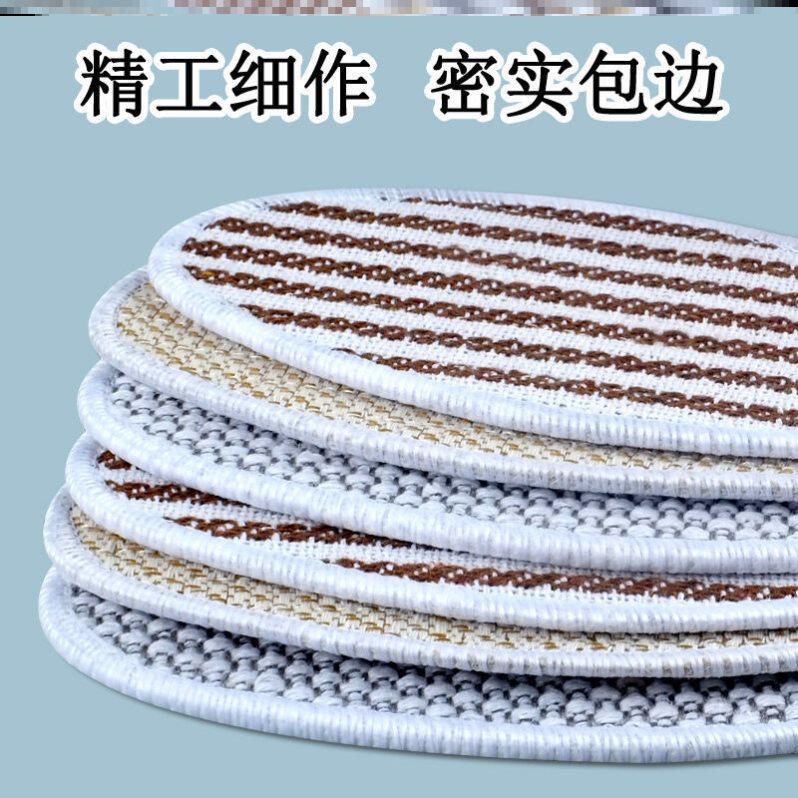 透气天然亚麻鞋垫男透气吸汗防臭女软底舒适手工棉麻皮鞋运动鞋垫