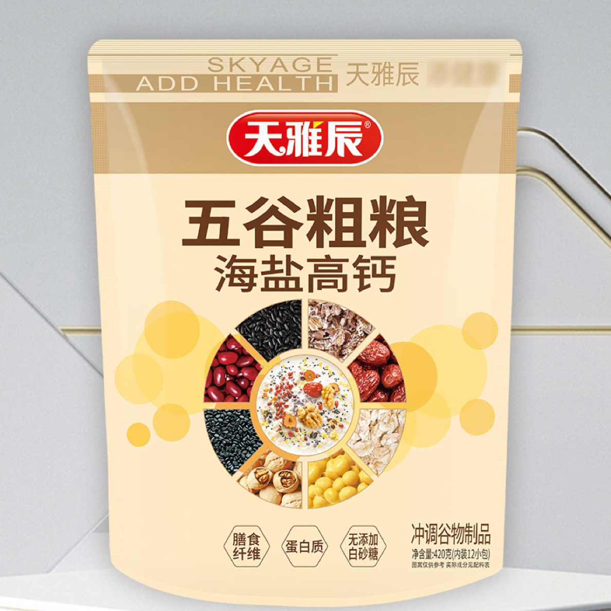 天雅辰海盐高钙五谷粗粮燕麦片