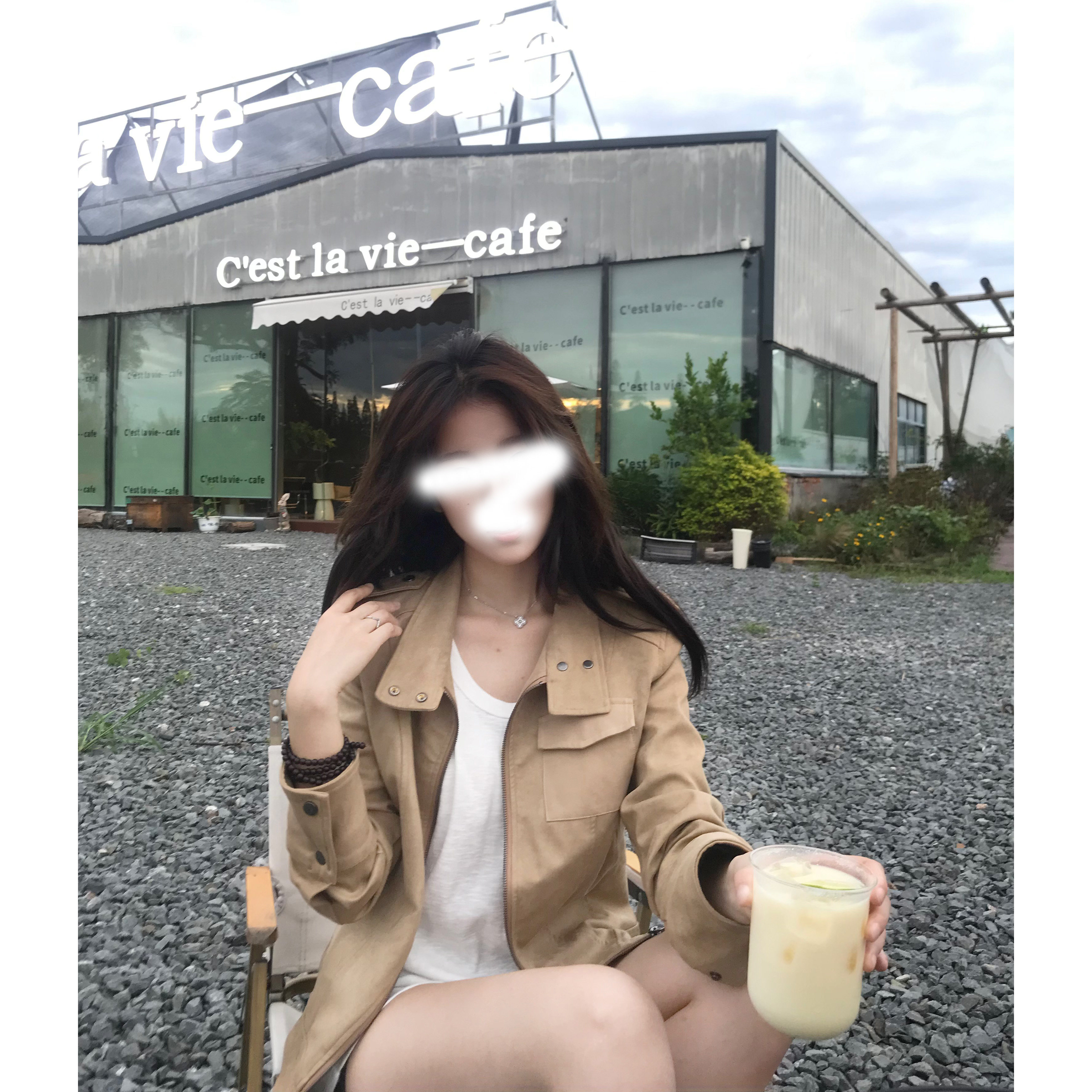 曼城旧事美式复古短款夹克外套女短外套