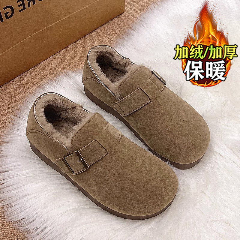 女鞋真皮勃肯鞋女冬季加绒加厚孕妇不累脚软底休闲单鞋老北京棉鞋,女鞋,时尚休闲鞋,淘宝优惠券,粉丝福利购,淘宝优惠卷