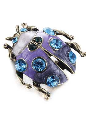 JOJO的奇妙冒险周边乔鲁诺乔巴纳瓢虫别针合金彩色个性胸花胸针a