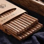 浙江千鹤筷子筷子家用实木高档餐具鸡翅木筷子无漆无蜡红檀木快子