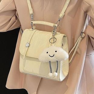 小众独特双肩包包高级感精致双肩包稀奇古怪的小带作业小书包小型