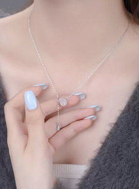 银色葫芦项链流苏高级感女款