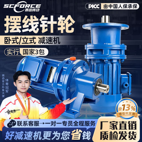 【稳定耐用】摆线针轮减速机电机