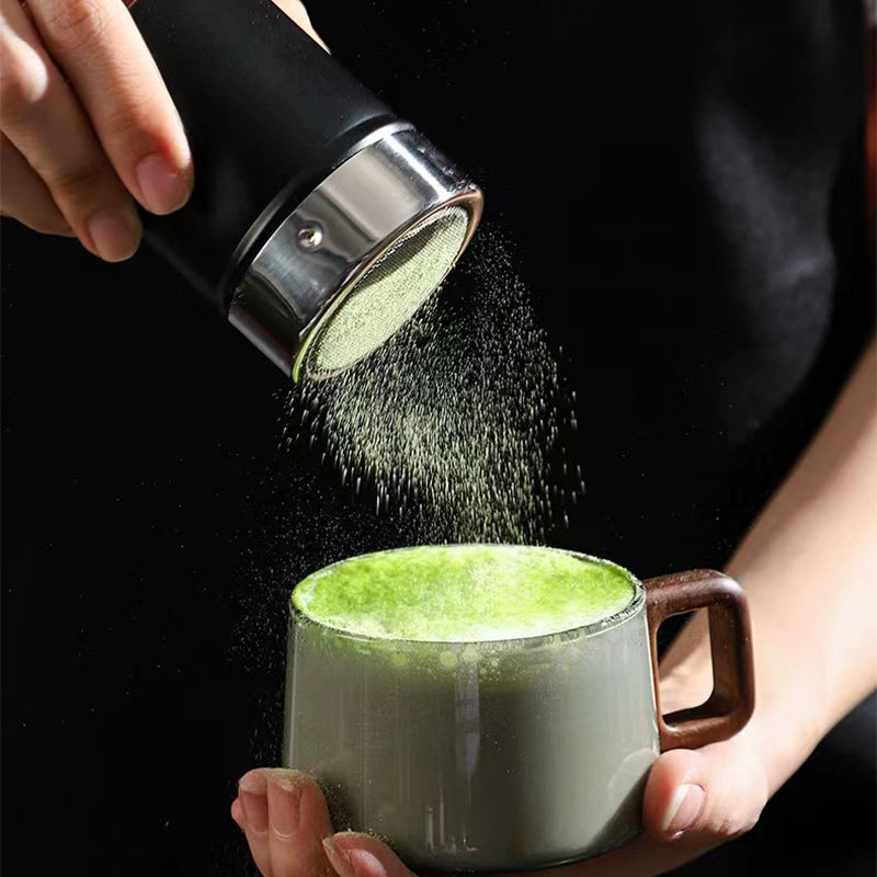 可可粉糖粉筛筒 不锈钢调料瓶胡椒粉瓶撒粉器 椒盐撒粉辣椒粉撒料