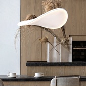 日式 Lazy诧寂风客厅北欧设计师创意复古民宿餐厅吧台卧室蚕丝吊灯