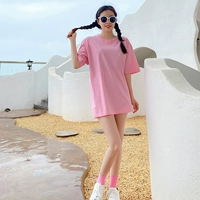 Вишневые розовые носки