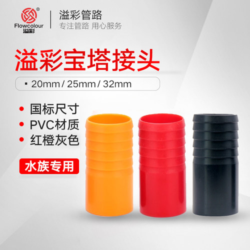 溢彩宝塔接头upvc转接塑料直接