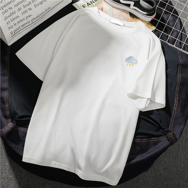 2019 summer new pattern Korean Edition Summer wear white ins Short sleeved T-shirt Easy student Versatile half sleeve jacketin the Women's clothing/Boutique , T-shirt  category - from Buy2taobao.com to provide professional Taobao agent buy service