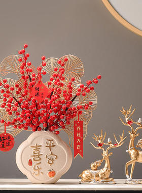 乔迁之喜新居布置装饰用品客厅电视酒柜家居入户玄关摆件轻奢风